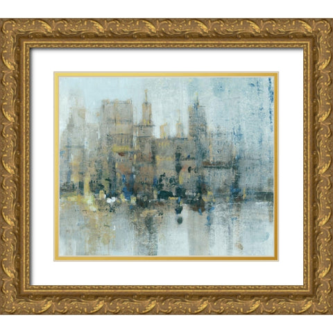 City Proper II Gold Ornate Wood Framed Art Print with Double Matting by OToole, Tim