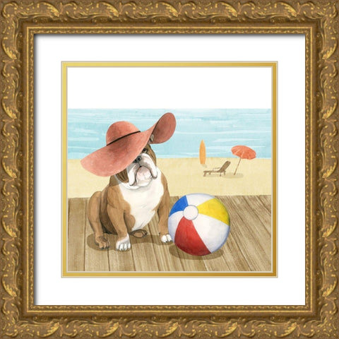 Lets Go for a Boardwalk I Gold Ornate Wood Framed Art Print with Double Matting by Popp, Grace