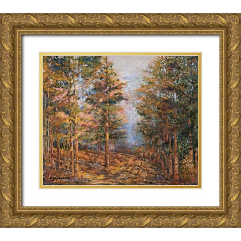 Natures Morning I Gold Ornate Wood Framed Art Print with Double Matting by Kiggins, Debbie
