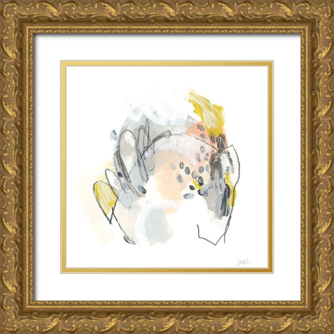Impetus II Gold Ornate Wood Framed Art Print with Double Matting by Vess, June Erica