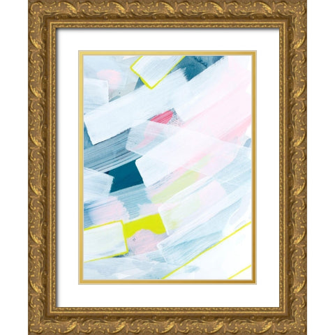 Enfold IV Gold Ornate Wood Framed Art Print with Double Matting by Popp, Grace