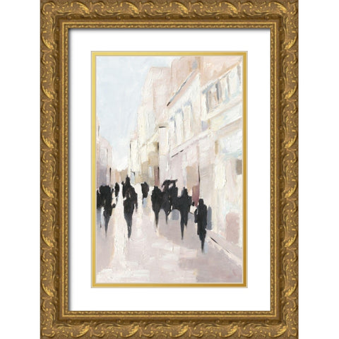 Passing Rain II Gold Ornate Wood Framed Art Print with Double Matting by Harper, Ethan