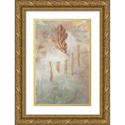 Bronzed in Wax I Gold Ornate Wood Framed Art Print with Double Matting by Goldberger, Jennifer