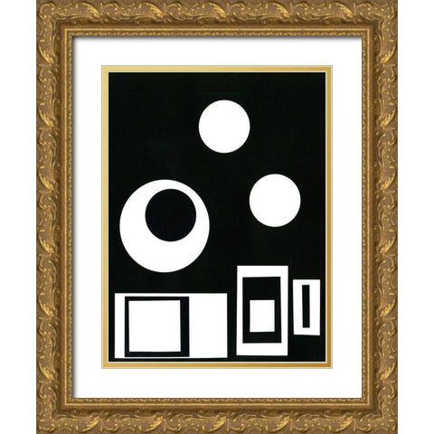 Prestige VI Gold Ornate Wood Framed Art Print with Double Matting by Moore, Regina
