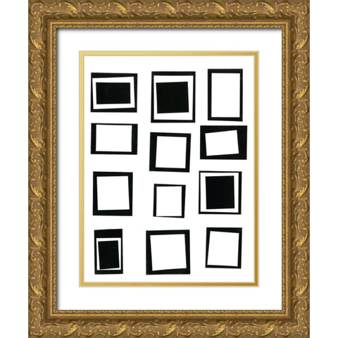 Prestige VII Gold Ornate Wood Framed Art Print with Double Matting by Moore, Regina