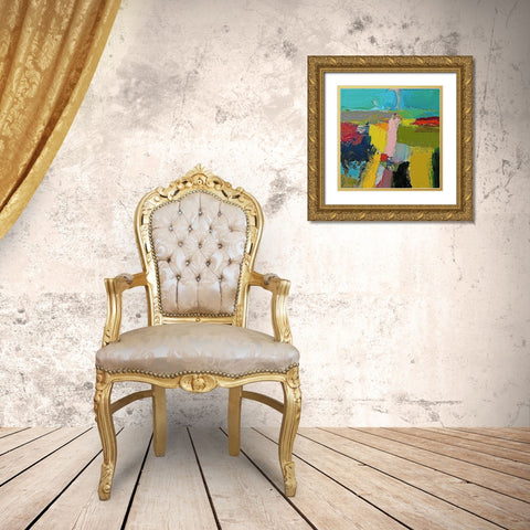 County Line I Gold Ornate Wood Framed Art Print with Double Matting by Friedlander, Allan