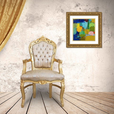County Line II Gold Ornate Wood Framed Art Print with Double Matting by Friedlander, Allan