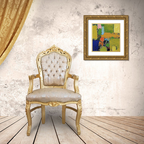 County Line III Gold Ornate Wood Framed Art Print with Double Matting by Friedlander, Allan