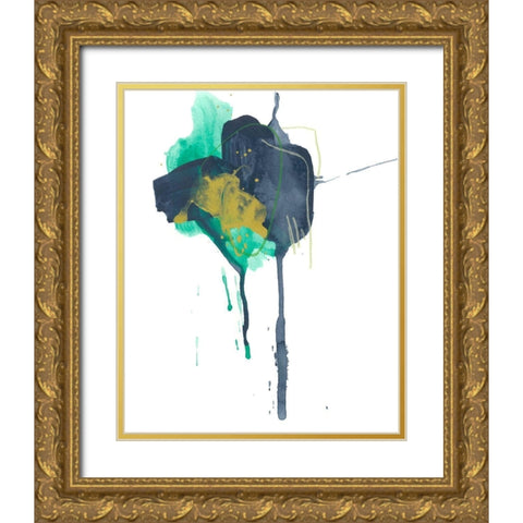 Morsel II Gold Ornate Wood Framed Art Print with Double Matting by Vess, June Erica