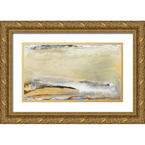 Tangent IV Gold Ornate Wood Framed Art Print with Double Matting by Gordon, Sharon