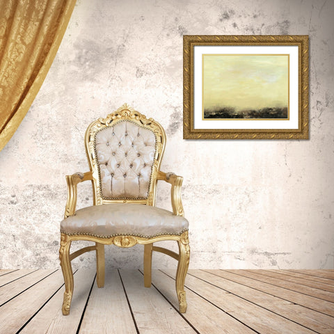 Elevated View I Gold Ornate Wood Framed Art Print with Double Matting by Gordon, Sharon