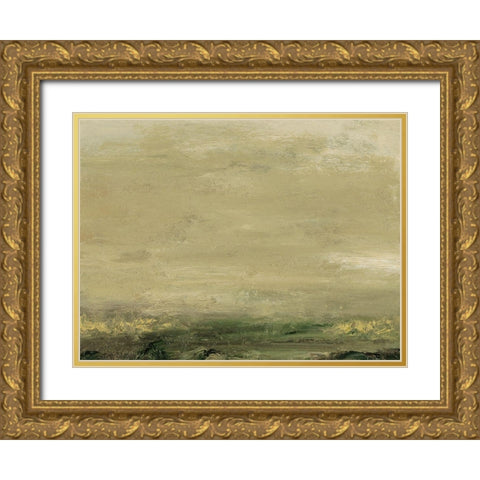 Elevated View V Gold Ornate Wood Framed Art Print with Double Matting by Gordon, Sharon