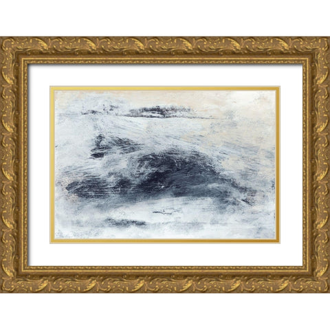 Hushed IV Gold Ornate Wood Framed Art Print with Double Matting by Gordon, Sharon