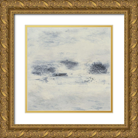Fog Lifting I Gold Ornate Wood Framed Art Print with Double Matting by Gordon, Sharon