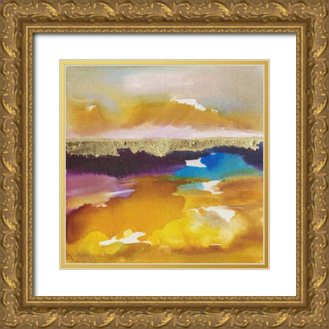 Nature at Peace III Gold Ornate Wood Framed Art Print with Double Matting by Combs, Joyce
