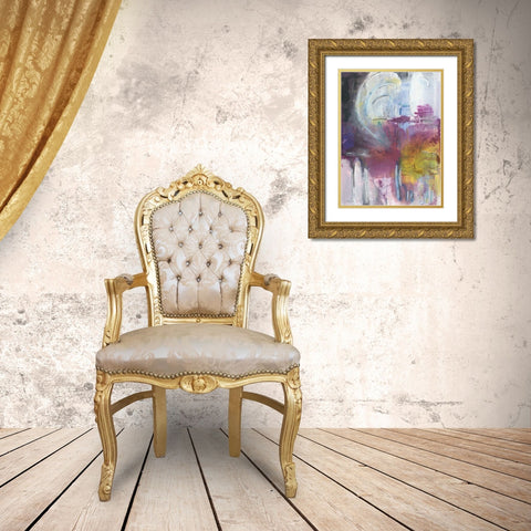 New Beginning III Gold Ornate Wood Framed Art Print with Double Matting by Combs, Joyce