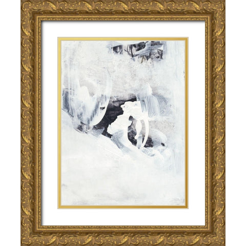 Fire and Ice IV Gold Ornate Wood Framed Art Print with Double Matting by Combs, Joyce