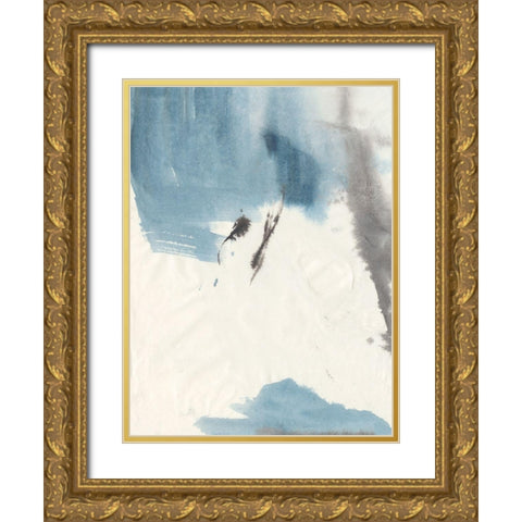 Peace I Gold Ornate Wood Framed Art Print with Double Matting by Combs, Joyce