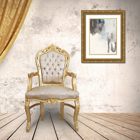 Peace II Gold Ornate Wood Framed Art Print with Double Matting by Combs, Joyce