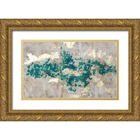 Mineral Drift I Gold Ornate Wood Framed Art Print with Double Matting by Willett, Michael