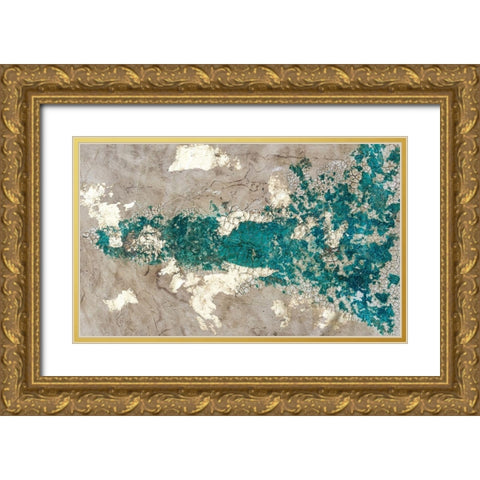 Mineral Drift II Gold Ornate Wood Framed Art Print with Double Matting by Willett, Michael