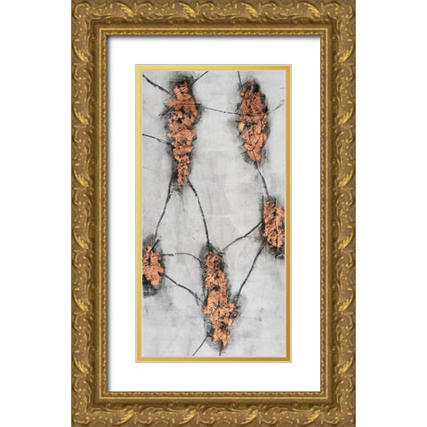 Static Conductor II Gold Ornate Wood Framed Art Print with Double Matting by Willett, Michael