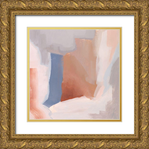Clay Blush II Gold Ornate Wood Framed Art Print with Double Matting by Popp, Grace