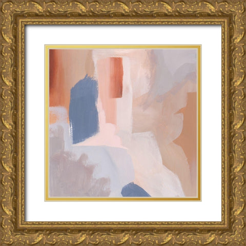 Clay Blush III Gold Ornate Wood Framed Art Print with Double Matting by Popp, Grace