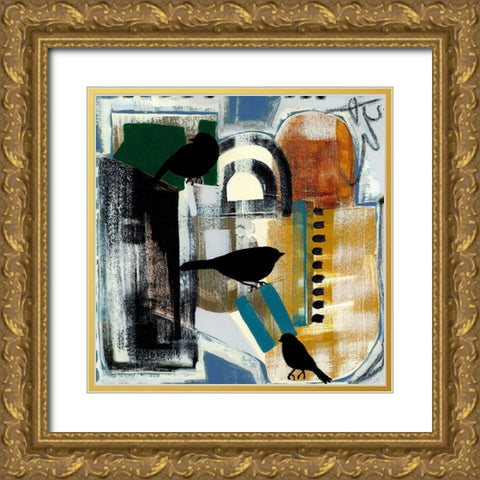 Treehouse Overture I Gold Ornate Wood Framed Art Print with Double Matting by Daavettila, Tara