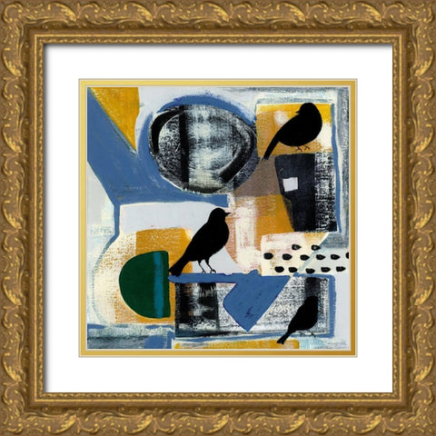 Treehouse Overture IV Gold Ornate Wood Framed Art Print with Double Matting by Daavettila, Tara