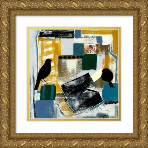 Treehouse Overture V Gold Ornate Wood Framed Art Print with Double Matting by Daavettila, Tara