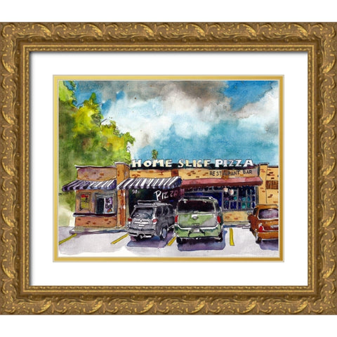Urban Points of Interest IV Gold Ornate Wood Framed Art Print with Double Matting by McCreery, Paul