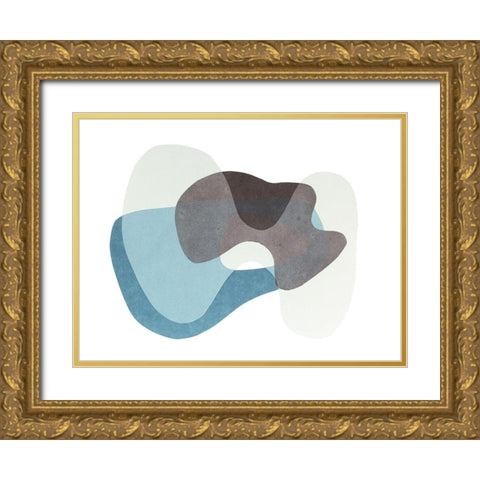Homage to Eames III Gold Ornate Wood Framed Art Print with Double Matting by Delamater, Rob