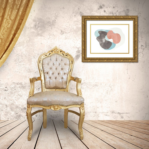 Homage to Eames VI Gold Ornate Wood Framed Art Print with Double Matting by Delamater, Rob