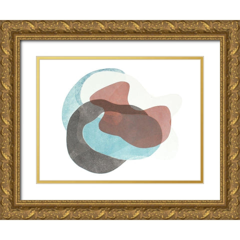 Homage to Eames VII Gold Ornate Wood Framed Art Print with Double Matting by Delamater, Rob