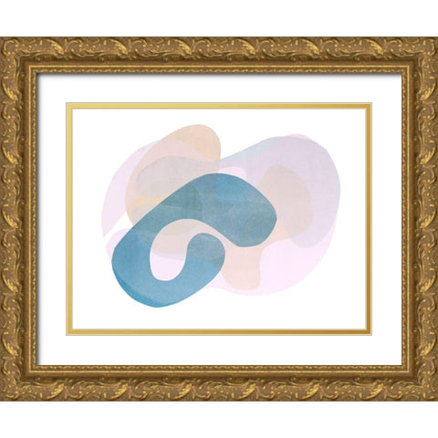 Homage to Eames IX Gold Ornate Wood Framed Art Print with Double Matting by Delamater, Rob