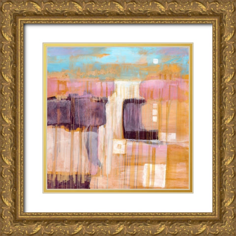 Terre Cotta Dunes I Gold Ornate Wood Framed Art Print with Double Matting by Riger, Sue