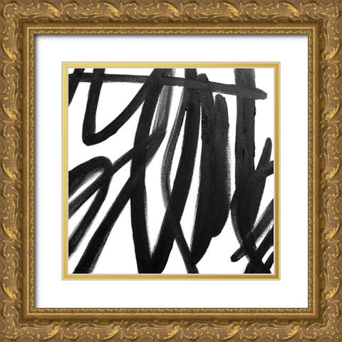 The Rush I Gold Ornate Wood Framed Art Print with Double Matting by Orlov, Irena