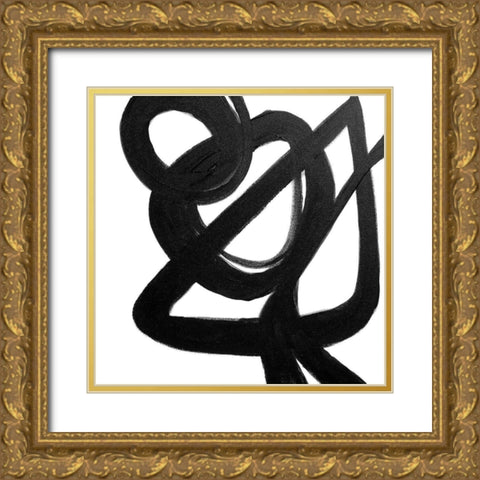 The Rush II Gold Ornate Wood Framed Art Print with Double Matting by Orlov, Irena
