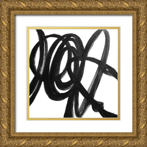 The Rush IV Gold Ornate Wood Framed Art Print with Double Matting by Orlov, Irena