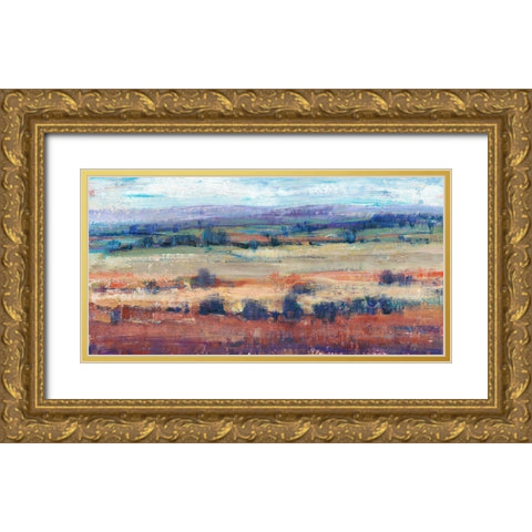 Temperate Terrain II Gold Ornate Wood Framed Art Print with Double Matting by OToole, Tim