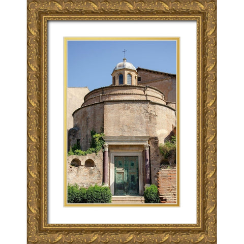 Rome Landscape III Gold Ornate Wood Framed Art Print with Double Matting by DeNardo, Laura