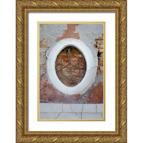 Windows and Doors of Venice II Gold Ornate Wood Framed Art Print with Double Matting by DeNardo, Laura