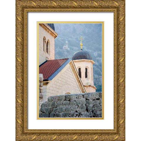 Morning Light II - Kotor, Montenegro Gold Ornate Wood Framed Art Print with Double Matting by DeNardo, Laura