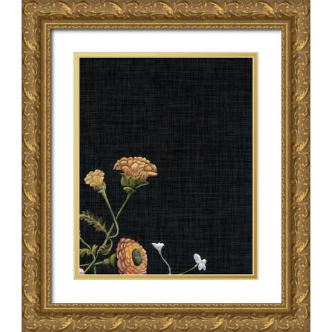 Baroque Grid IV Gold Ornate Wood Framed Art Print with Double Matting by McCavitt, Naomi