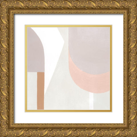 Pastel Eclipse I Gold Ornate Wood Framed Art Print with Double Matting by Popp, Grace