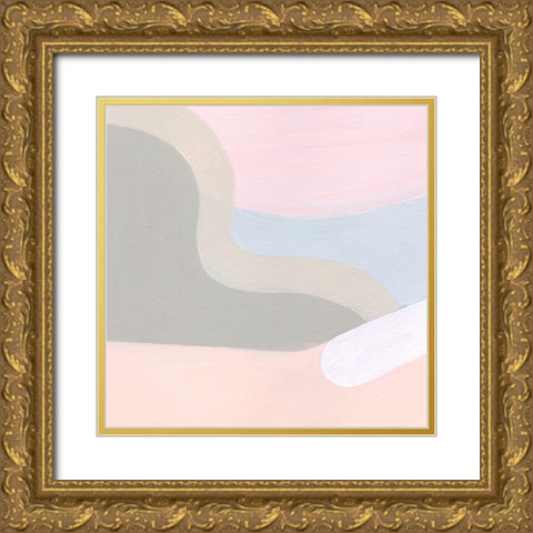 Pooled III Gold Ornate Wood Framed Art Print with Double Matting by Popp, Grace