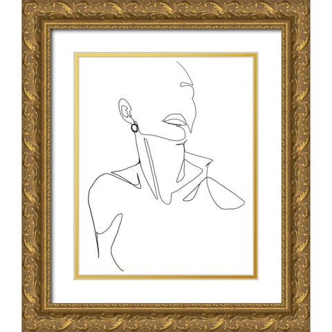Everlasting Elegance II Gold Ornate Wood Framed Art Print with Double Matting by Popp, Grace
