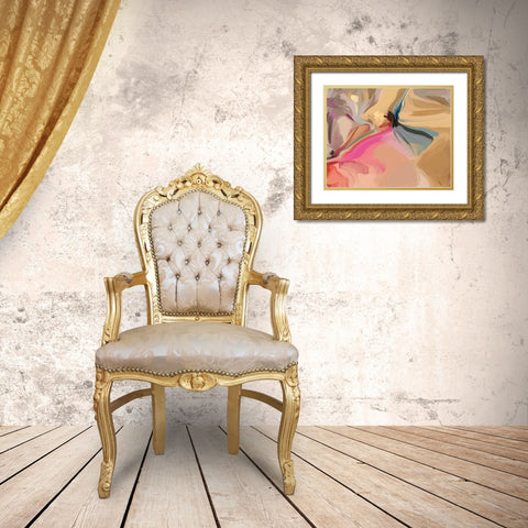 Charming Blend I Gold Ornate Wood Framed Art Print with Double Matting by Orlov, Irena