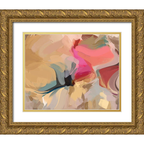 Charming Blend III Gold Ornate Wood Framed Art Print with Double Matting by Orlov, Irena
